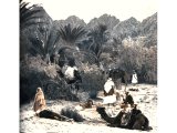 The Wadi Feiran in the Sinai Desert is thought to have been Rephidim. An early photograph.